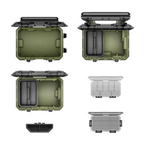 Bunker Load-Up Modular Tool Storage System 3 Tier Stackable Rolling Toolbox Set Organisers & Accessories 9 Piece