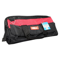 Hilka Tools 18 Inch Heavy Duty Tool Bag Black/Red