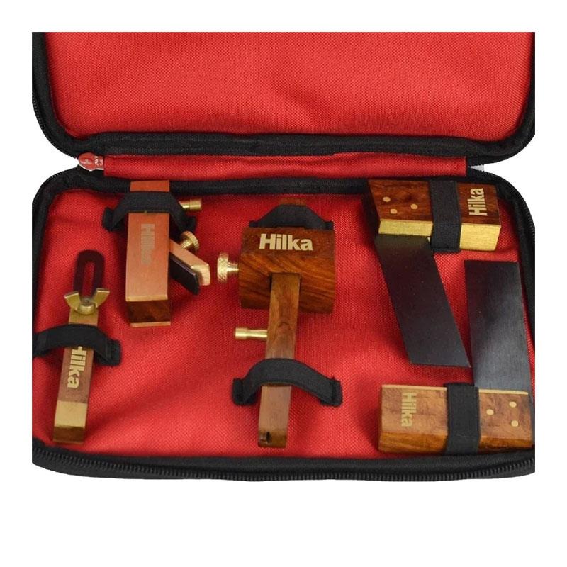 Hilka Tools Miniature Woodworking Tool Set In Bag 5 Piece