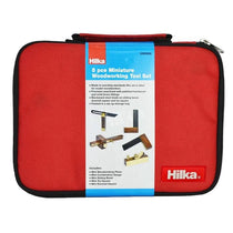 Hilka Tools Miniature Woodworking Tool Set In Bag 5 Piece