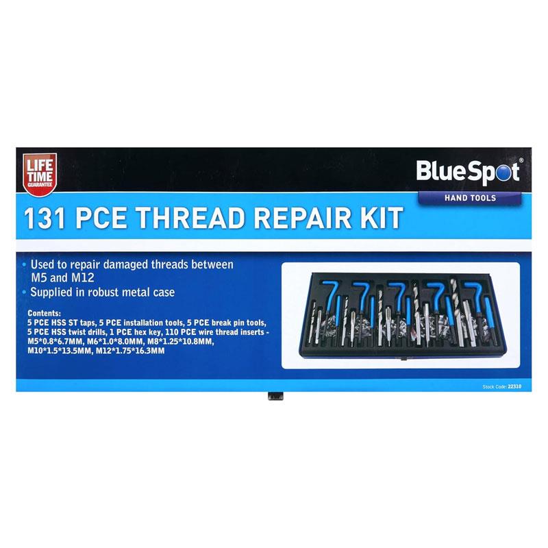 Blue Spot Tools Thread Repair Kit 131 Piece Main image