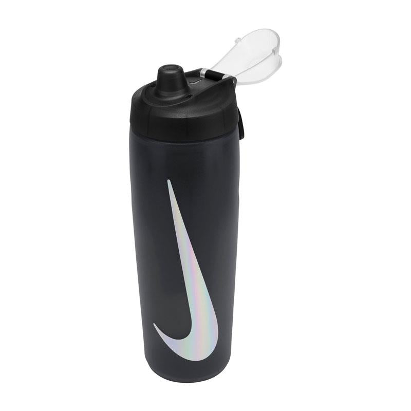 Nike Refuel Bottle Locking Lid 24Oz/710ml Anthracite/Black/Silver Iridescent