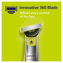 Philips Norelco 360 OneBlade Replacement Blade Pack of 3 Green & Black