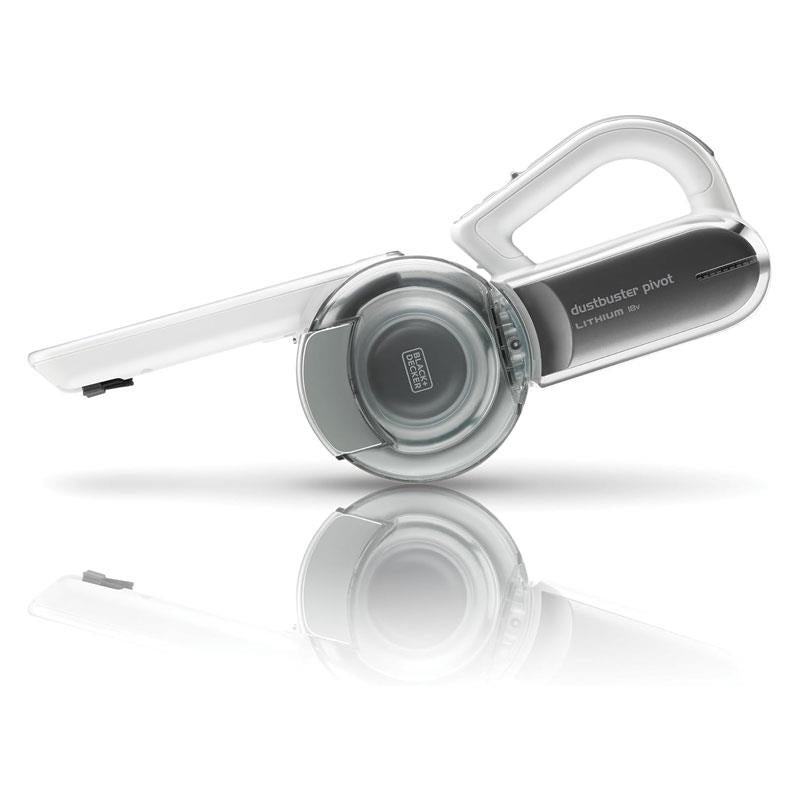 Black & Decker 18V Cordless Compact Pivot Handheld Vacuum Cleaner 0.5 Litres Capacity Dark Titanium Main image