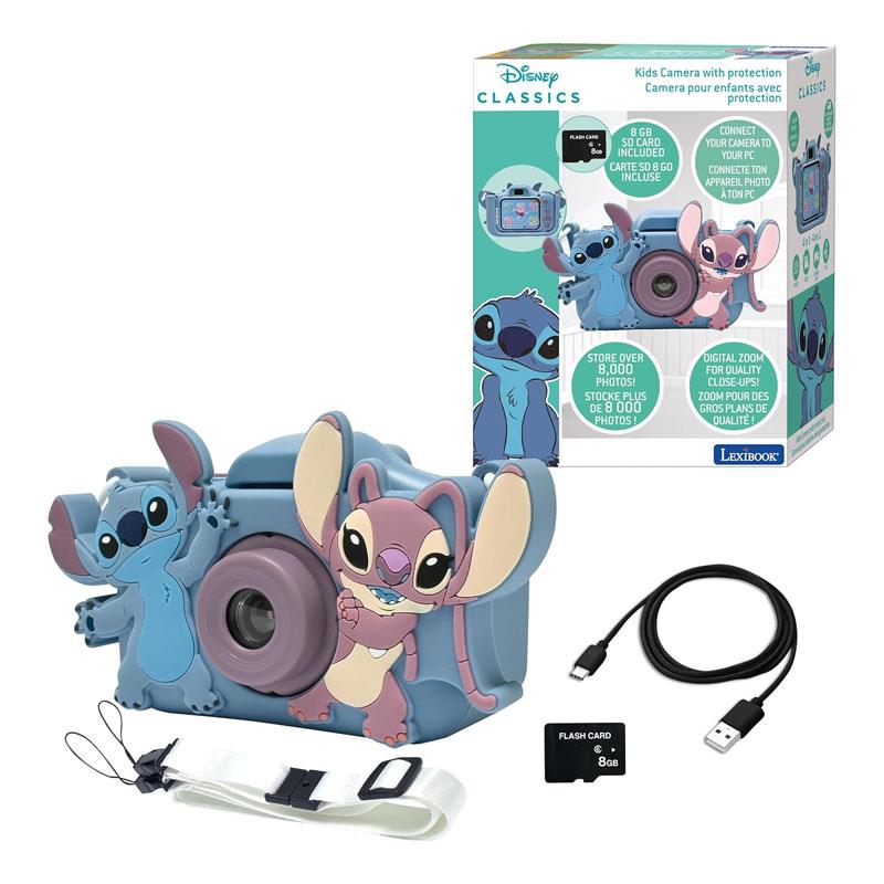 Lexibook Disney Stitch Kids Camera With Protective Cover Blue Main image
