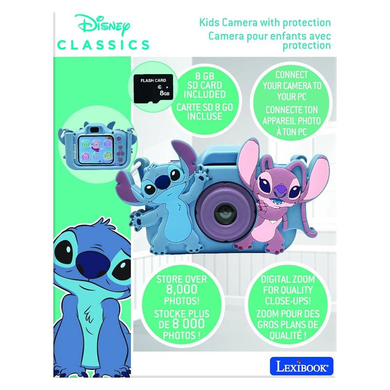 Lexibook Disney Stitch Kids Camera With Protective Cover Blue