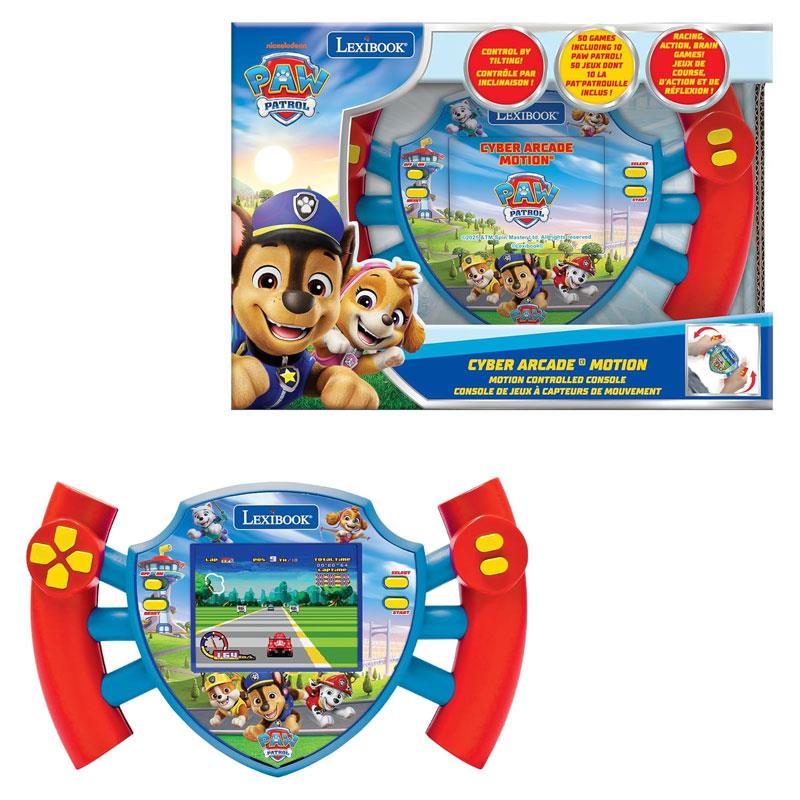 Lexibook Paw Patrol Cyber Arcade Motion LCD Console 50 Games Multicolour Main image