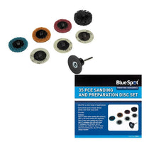 Blue Spot Tools Sanding and Preparation Disc Set 35 Piece