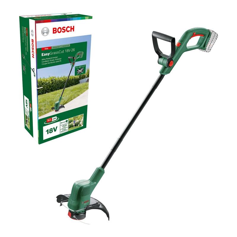 Bosch EasyGrassCut 18V-26 Cordless Grass Trimmer Body Only - Classic Green Main image