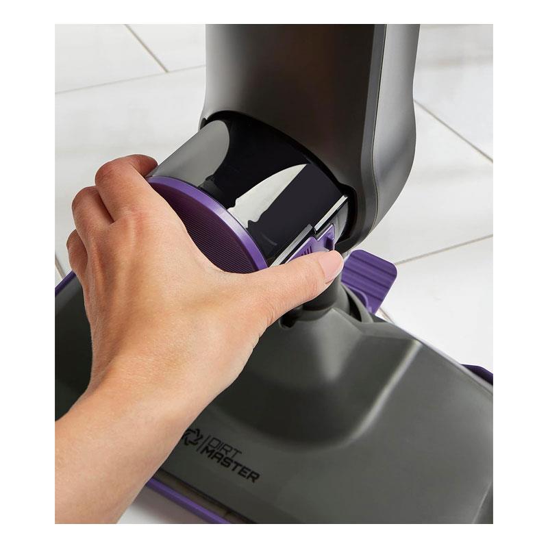 Swan Dirtmaster Multifunctional Steam Mop 1300W 330ml Capacity Water Tank Purple And Grey
