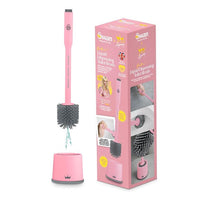Swan Lynsey's Toilet Brush Refillable Cleaning Solution Dispenser Silicone Anti-Clog Anti-Drip Pink