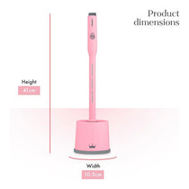Swan Lynsey's Toilet Brush Refillable Cleaning Solution Dispenser Silicone Anti-Clog Anti-Drip Pink