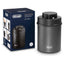 Delonghi Press-Type Vacuum Coffee Canister 500g Storage Coffee Beans Black