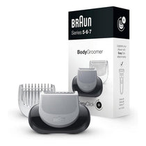 Braun Series 5 6 7 EasyClick Body Groomer Attachment 3 Different Trimming Lengths Grey