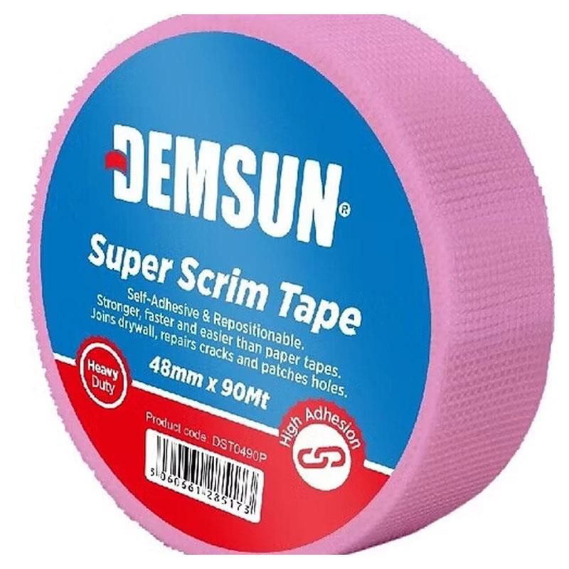 Demsun Fibreglass Scrim Self Adhesive Tape 48mm X 90mm Pink Secondary image