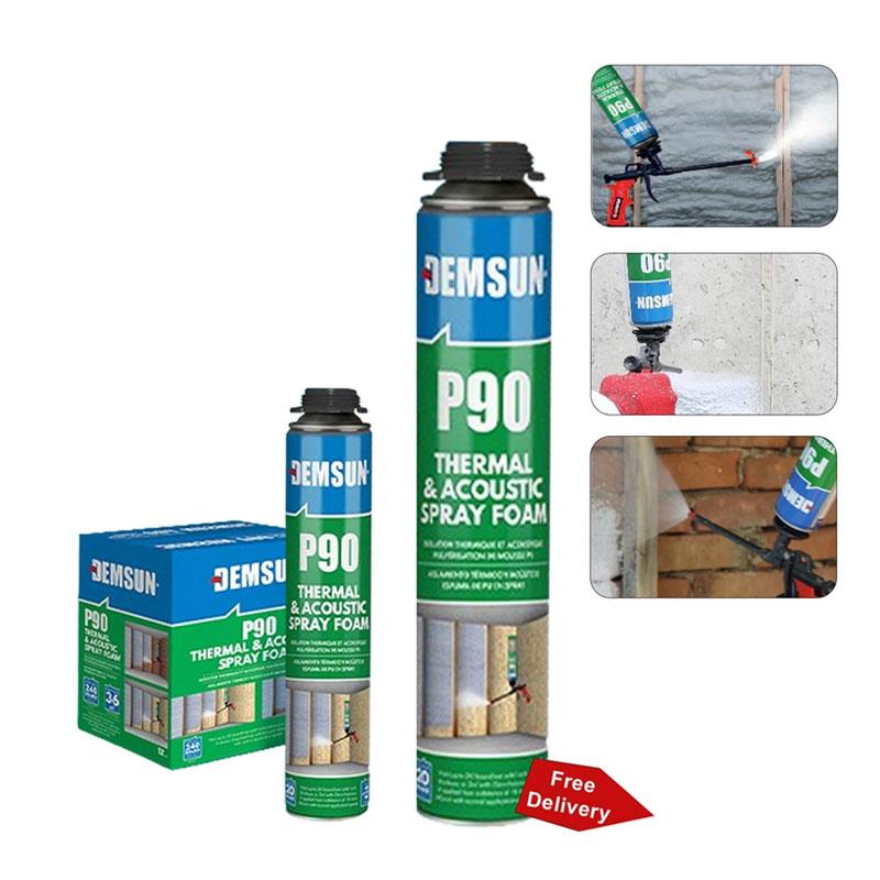 Demsun P90 Thermal & Acoustic Spray Foam 850ml Can Secondary image