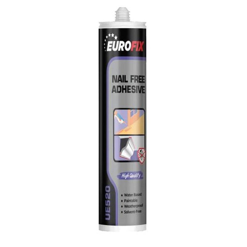 Eurofix Nail Free Adhesive 280ml Strong Grab Glue For Wood & Tiles Main image