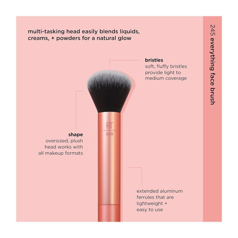 Real Techniques Everything Face Makeup Brush Orange
