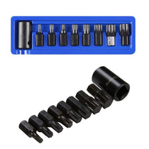 Blue Spot Tools 1/2 Inch Impact Torx Bits (T30-T70) 9 Piece