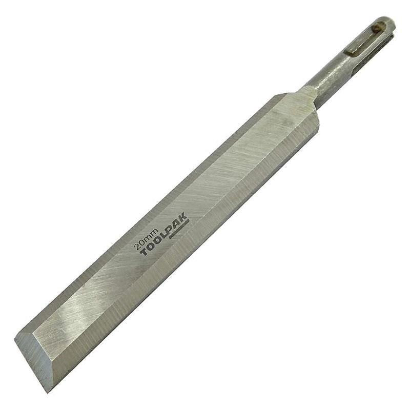 Toolpak SDS Plus Flat Wood Chisel 20mm Silver Main image