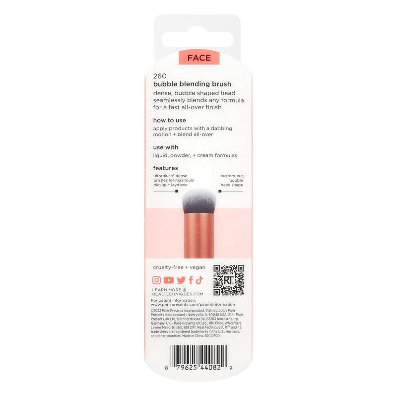 Real Techniques Bubble Blending Makeup Brush Multipurpose Face Tool