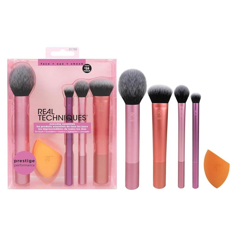 Real Techniques Everyday Essentials + Makeup Sponge Kit 5 Piece Set Main image