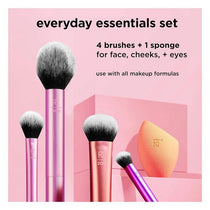 Real Techniques Everyday Essentials + Makeup Sponge Kit 5 Piece Set