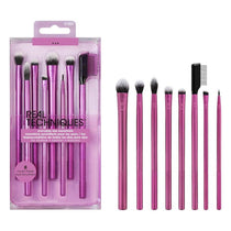 Real Techniques Everyday Eye Essentials Makeup Brush Set 8 Piece