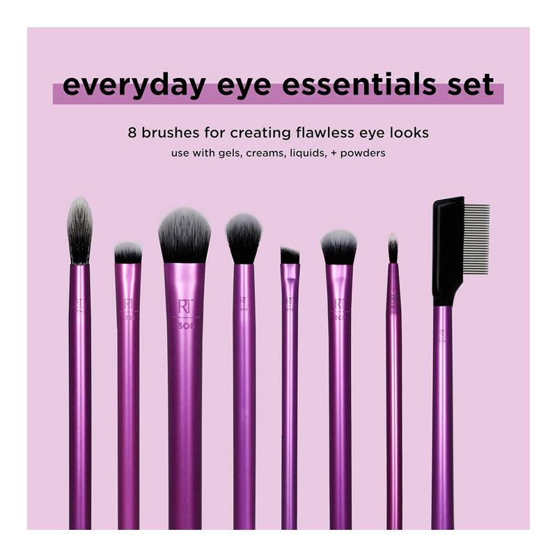 Real Techniques Everyday Eye Essentials Makeup Brush Set 8 Piece Secondary image