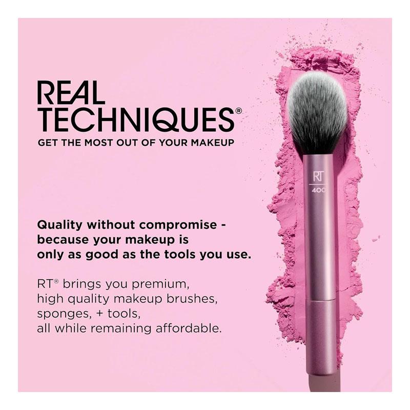 Real Techniques Expert Face Makeup Brush Black/Rose Gold