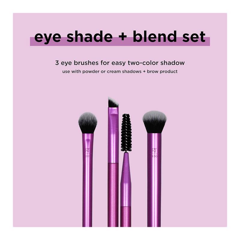 Real Techniques Eye Shade And Blend Makeup Brush Trio Set Secondary image