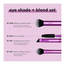 Real Techniques Eye Shade And Blend Makeup Brush Trio Set