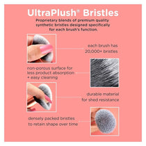 Real Techniques Flawless Base Makeup Brush 4 Piece Set + Storage Cup