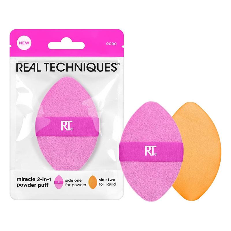 Real Techniques Miracle 2-In-1 Powder Puff Multicolour