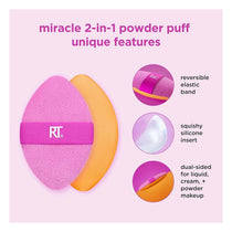 Real Techniques Miracle 2-In-1 Powder Puff Multicolour