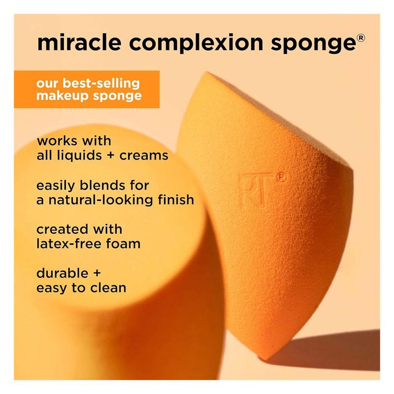 Real Techniques Miracle Complexion Sponge Natural Dewy Finish Orange Secondary image