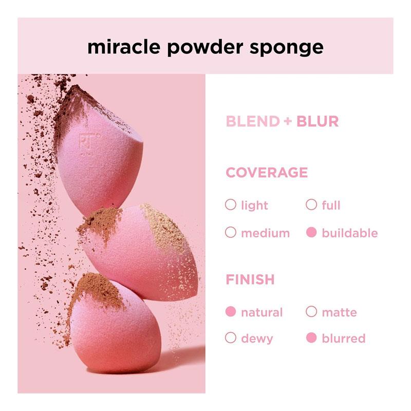 Real Techniques Miracle Powder Sponge Pink