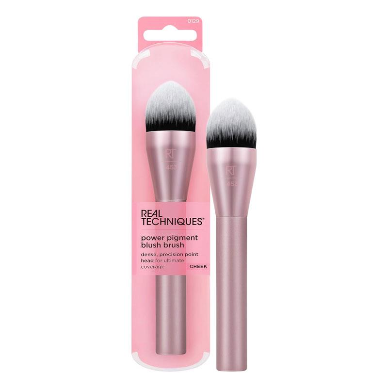 Real Techniques Power Pigment Blush Makeup Brush Pink Main image