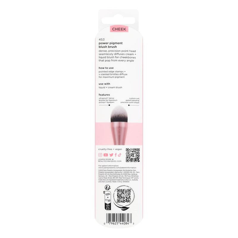 Real Techniques Power Pigment Blush Makeup Brush Pink