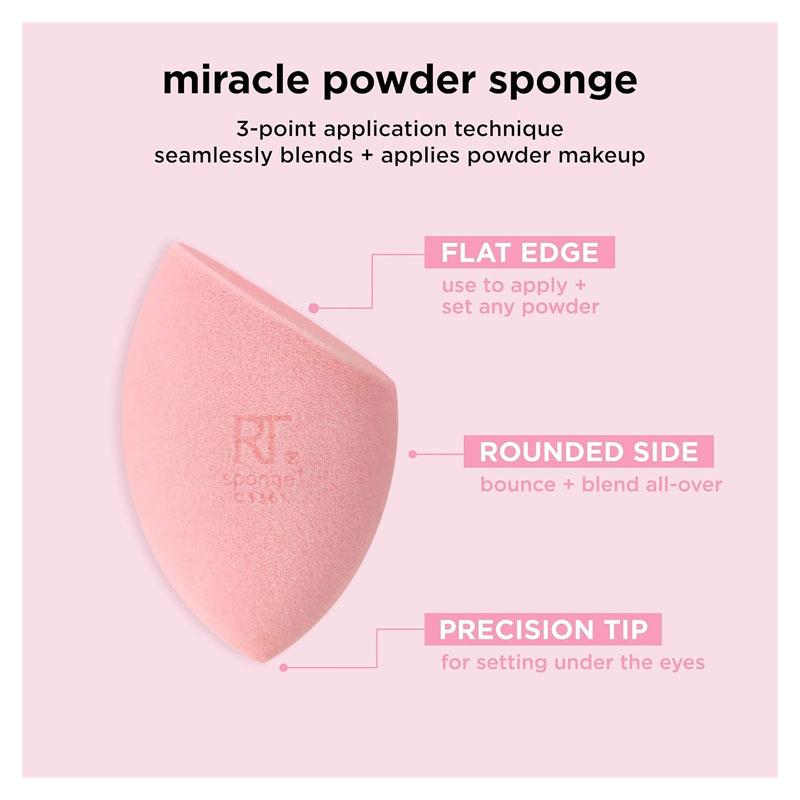 Real Techniques Ultimate Makeup Sponge Blending And Setting Trio Set