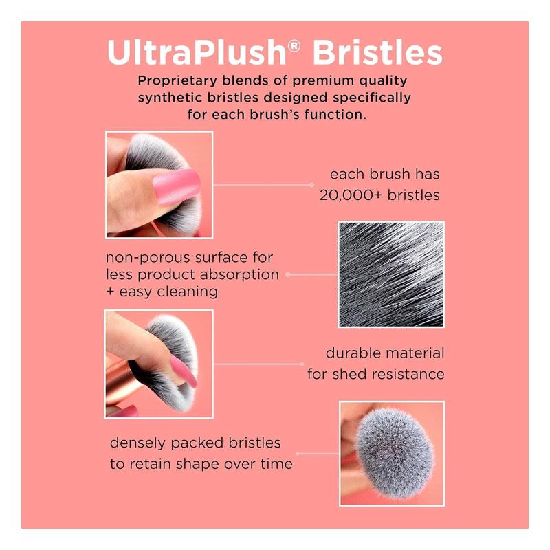 Real Techniques Ultra Plush Blush Makeup Brush Black Rose