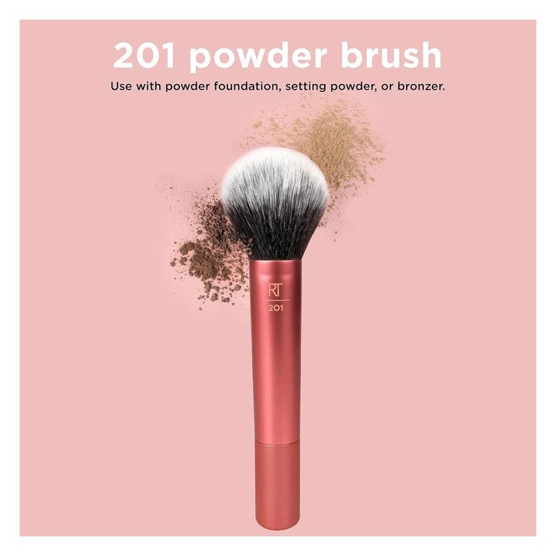 Real Techniques Ultra Plush Powder Makeup Brush Black/Rose Gold