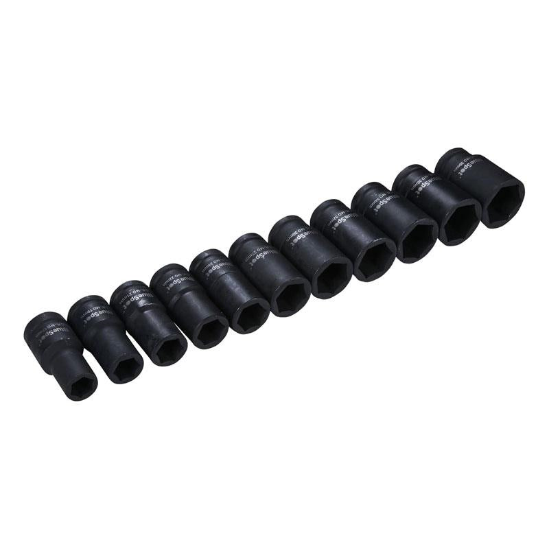 Blue Spot Tools 3/4 Inch Metric Deep Impact Sockets (17-38mm) 11 Piece