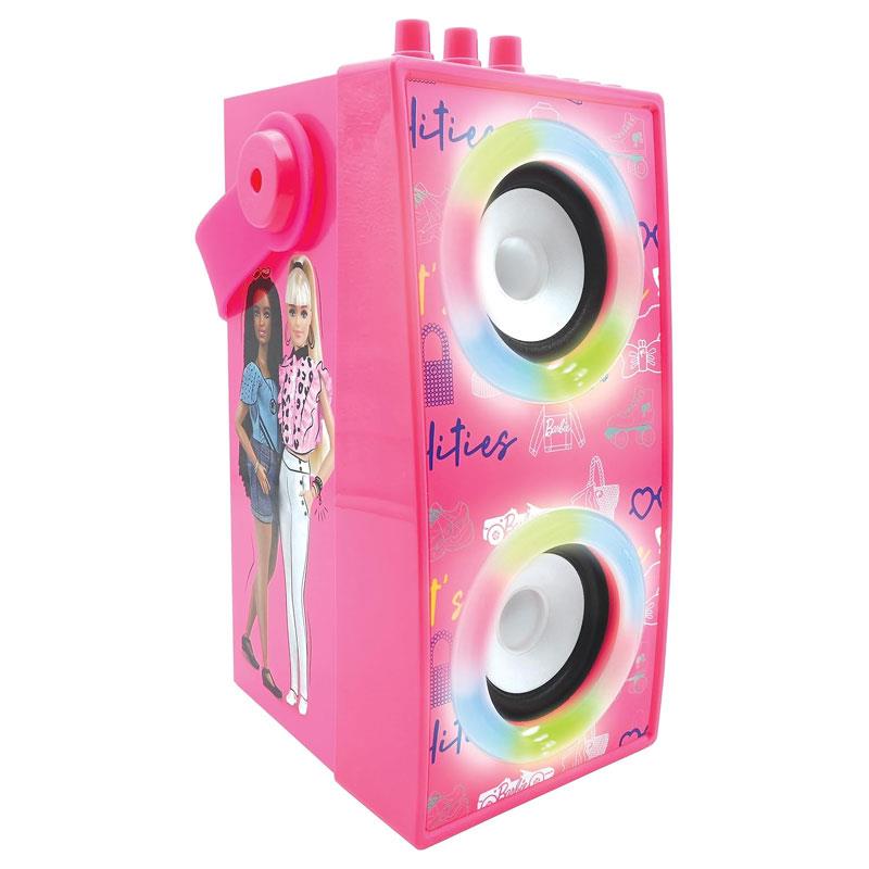 Lexibook Barbie Portable Bluetooth Speaker With Lights And Microphone - Multicolour Secondary image