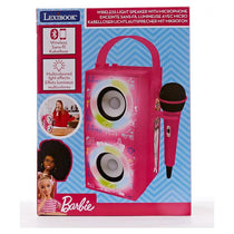Lexibook Barbie Portable Bluetooth Speaker With Lights And Microphone - Multicolour