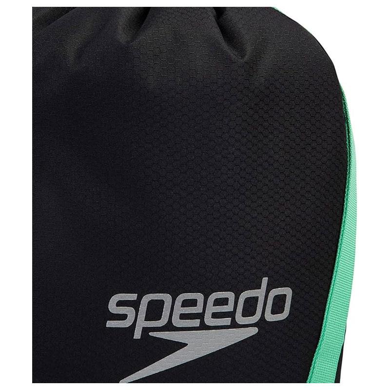 Speedo Pool Bag Unisex Swim Bag Black/Green
