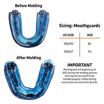 Shock Doctor Gel Max Mouth Guard Adult Size Blue/Black