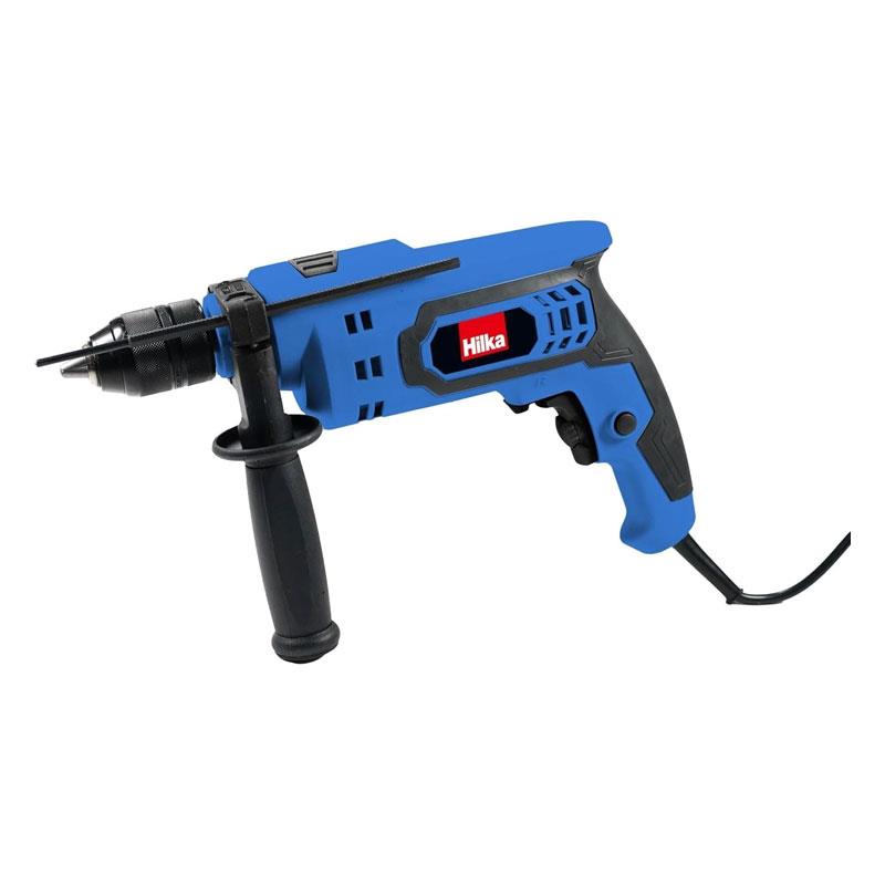 Hilka Tools Corded Electric Impact Drill 1050W Variable Speed 13mm Keyless Chuck Blue Main image