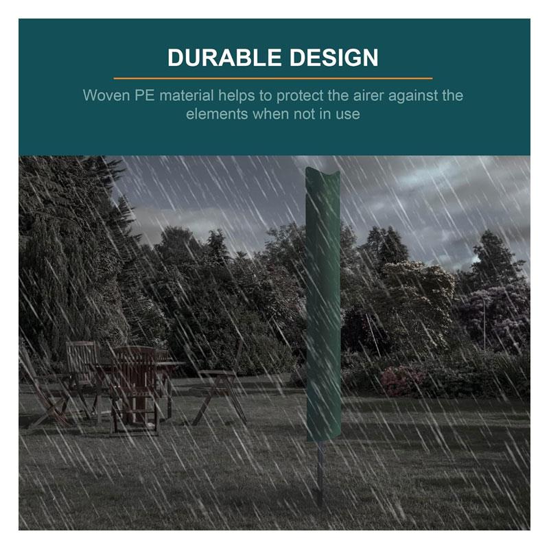 OurHouse Rotary Washing Line Cover For All Rotary Airers Models SR20103 SR20102 SR20101 Grey
