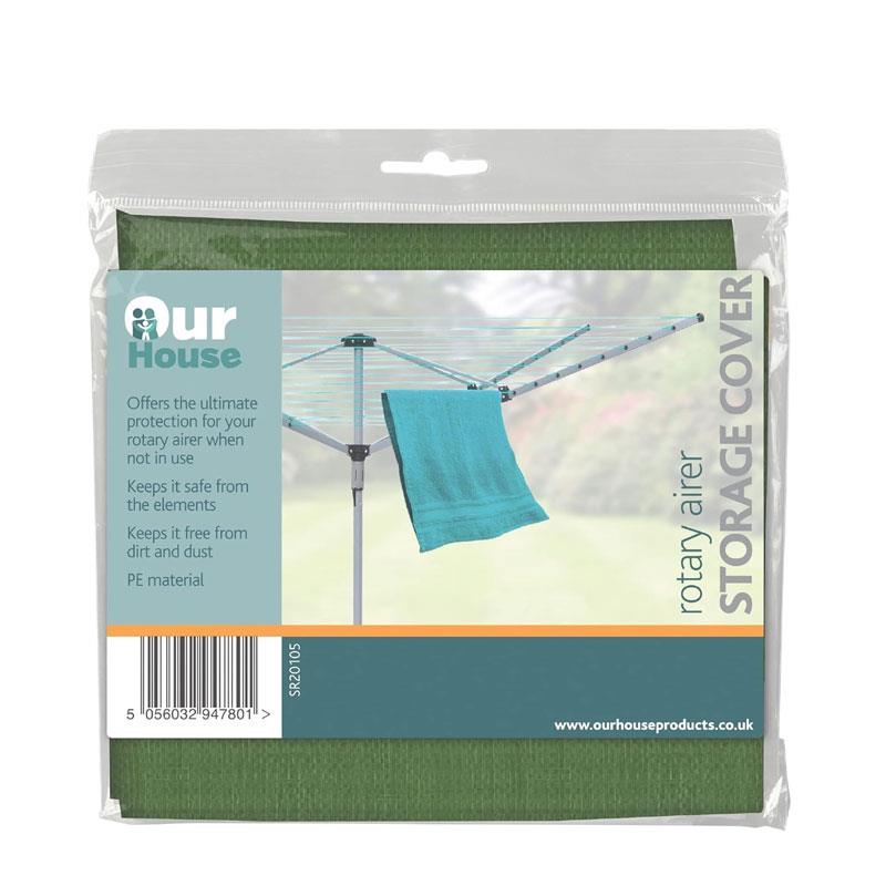 OurHouse Rotary Washing Line Cover For All Rotary Airers Models SR20103 SR20102 SR20101 Grey